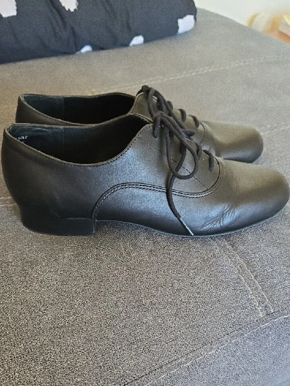 Capezio Leather Men's Ballroom Dance Shoes Black Lace-Up